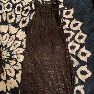 Silver sparkly dress